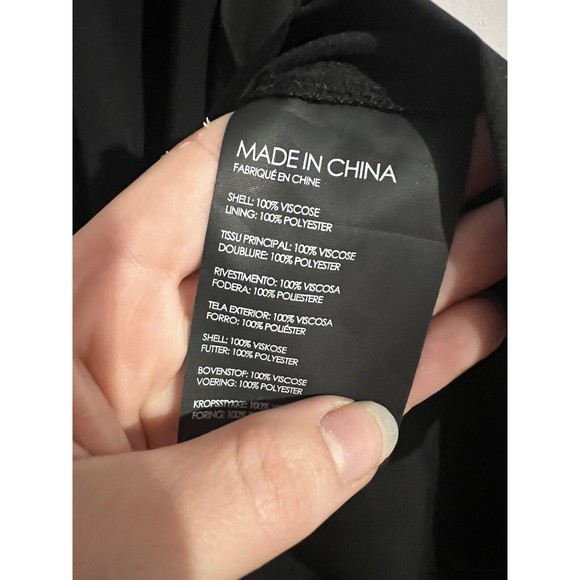 Club Monaco Black Cinched Sleeveless Romper - Picture 9 of 9